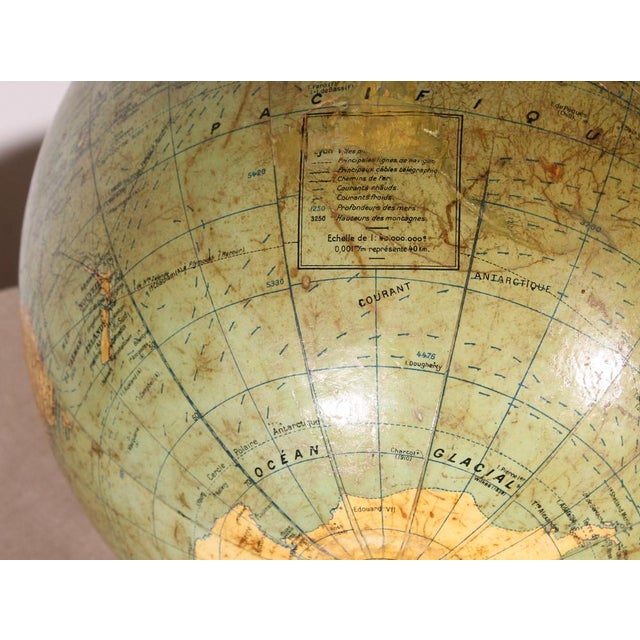 Terrestrial Globe by G. Thomas, 1890s For Sale - Image 11 of 15