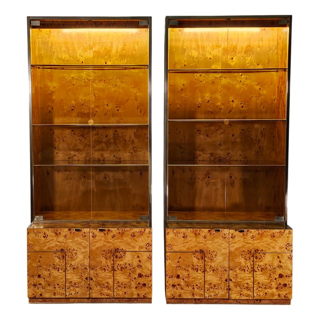 Briar Showcases by Gianluigi Gorgoni, Set of 2 For Sale