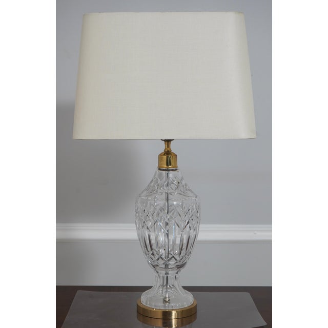 Age: Approx: 30 Years Old Details: High Quality Construction Crosscut Design Signed Waterford Solid Brass Hardware Offered...