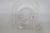 Clear Glass Square Plates 4pc Set With Floral Etched Motif Scalloped Edges 4852b For Sale - Image 12 of 12