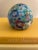 Rustic European Vintage - Mid Century Murano Millefiori Art Glass Paperweight in Aqua and Jewel Tones For Sale - Image 3 of 9