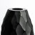 Hand Blown Tall Murano Vase Battuto in Black For Sale In Los Angeles - Image 6 of 8