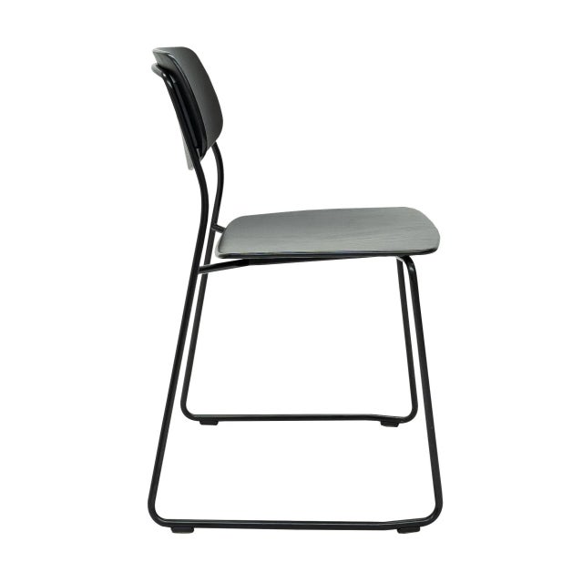 Dietiker Dietiker Felber C14 Sled Dining Chairs - Set of 4 For Sale - Image 4 of 6