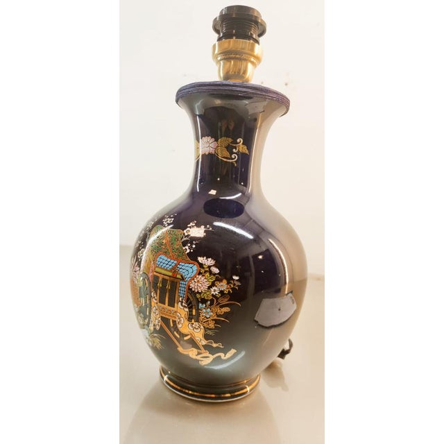 Vintage Kutani Ceramic Lamp For Sale - Image 6 of 12