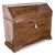 Antique 18th-century walnut Marche drop-leaf chest, featuring a front divided into three large drawers, six small drawers...