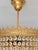 Elegant Vintage Tiered Crystal Flush Mount Chandelier A striking vintage flush mount lighting fixture featuring cascading...