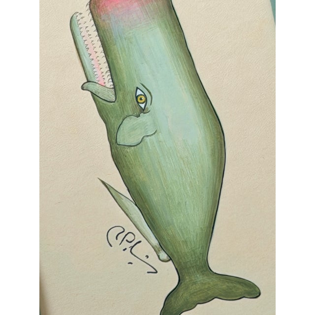 Hand-painted by master artists using acrylic paints and natural pigments, Ollie is a wonderfully whimsical whale brought...