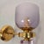 Purple 1990s Purple and Green Murano Glass Sconces - a Pair For Sale - Image 8 of 11