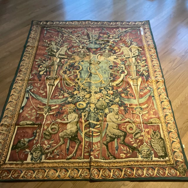 2000 - 2009 Stunning Vintage French Tapestry, King Sigismond of Krakow, Poland For Sale - Image 5 of 6
