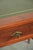Brown English Desk with Green Leather Top, Gilt Details and 5 Drawers For Sale - Image 8 of 15