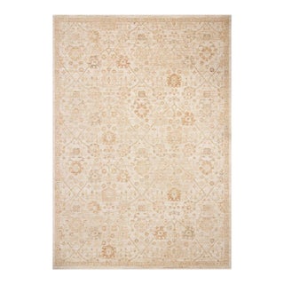 Chris Loves Julia x Loloi Palma Natural / Spice 2'-7" x 7'-6" Runner Rug For Sale