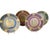 This stunning set of four Italian plates by Longon beautifully represents the Four Seasons, each in a unique, vibrant...