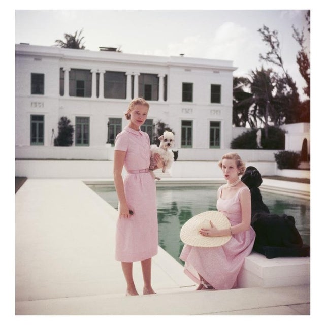C.Z. And Guest 1955 American socialite Mrs. Winston F. C. Guest (aka C. Z. Guest, 1920 – 2003) poses with Joanne Connolly...