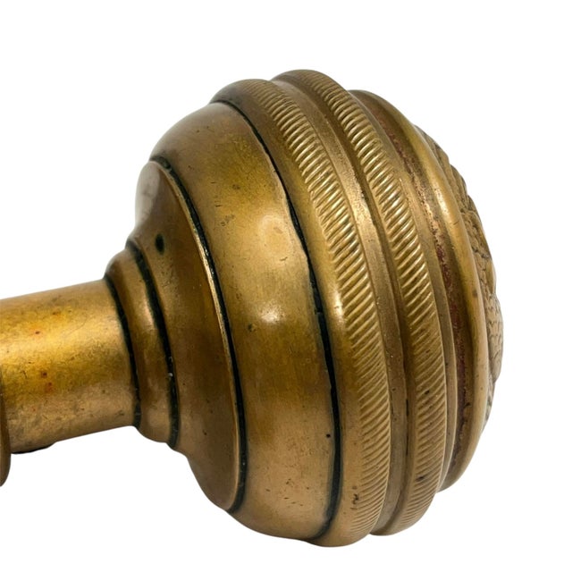 19th Century American Cast Bronze Door Knobs. A Set of 5 Pieces For Sale - Image 6 of 12