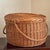 Vintage French-Style Wicker Market Basket W/ Hinged Lid For Sale In Baltimore - Image 6 of 15