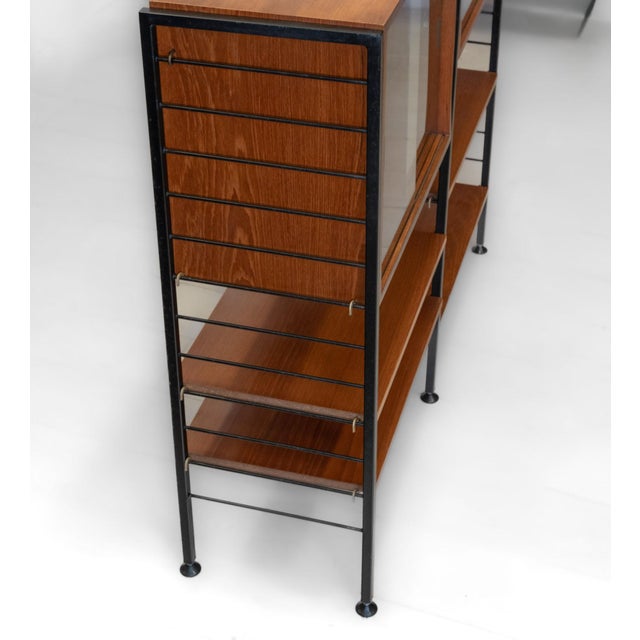 Mid-Century Ladderax 6-Bay Shelving System by Robert Heal for Staples Cricklewood, 1960s, Set of 6 For Sale - Image 18 of 18