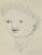Modern Lucien Coutaud, Child Portrait, Original Drawing, Mid-20th Century For Sale - Image 3 of 3