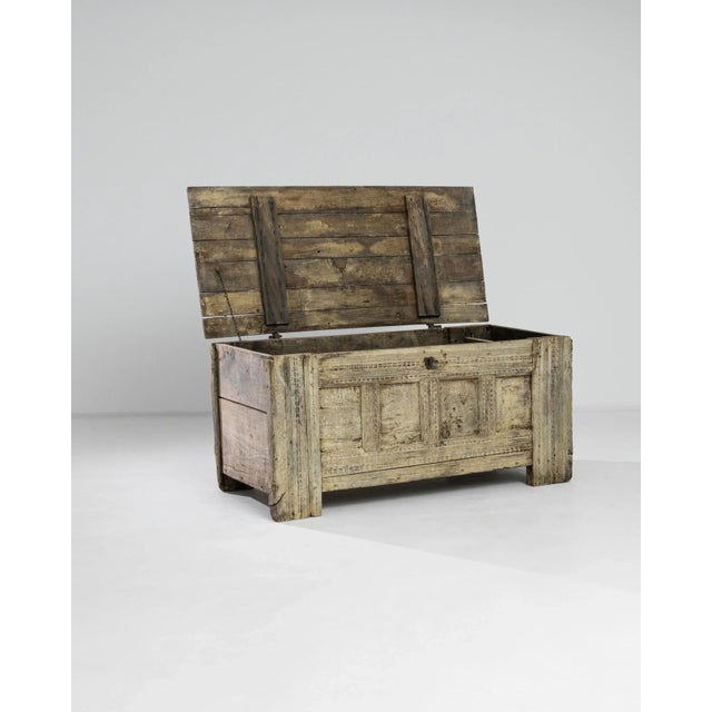1780s German Bleached Oak Chest For Sale - Image 4 of 8