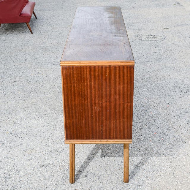 Two-Tone Bar Cabinet Sideboard with Carved Cevi, Italy, 1960s For Sale - Image 14 of 18