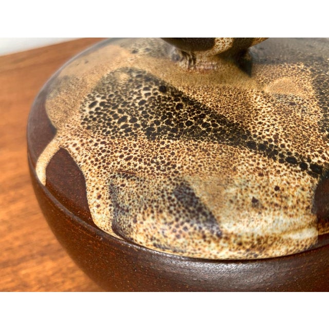 Mid-Century German Studio Pottery Bowl and Cover from Till Sudeck, 1960s For Sale - Image 10 of 18