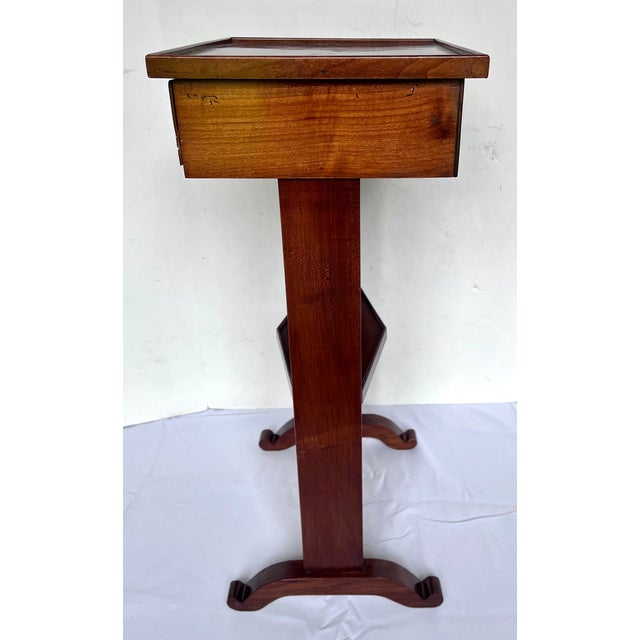 Vintage Mahogany Two-Tier Drink Table For Sale - Image 11 of 18