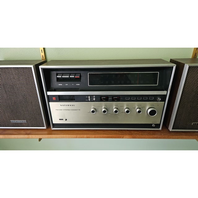Vintage 1969 National Rs 280s Fm Am Stereo Radio Cassette Player & Recorder For Sale - Image 4 of 9