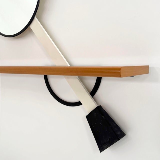 Giotto Stoppino Solemio Console Wall Table with Mirror by Giotto Stoppino for Acerbis, 1980s For Sale - Image 4 of 12