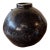 Antique Chinese Brown Martaban 16" Ceramic Storage Jar For Sale