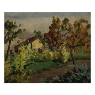 Alexis Louis Roche, Paysage d'automne, 1927, Oil on Canvas For Sale