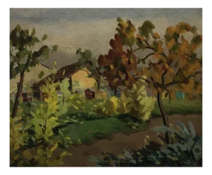 Alexis Louis Roche, Paysage d'automne, 1927, Oil on Canvas