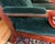 1990s Ralph Lauren American Oversized Velvet Green Upholstered Sofa With Scroll Wood Arms For Sale - Image 6 of 12