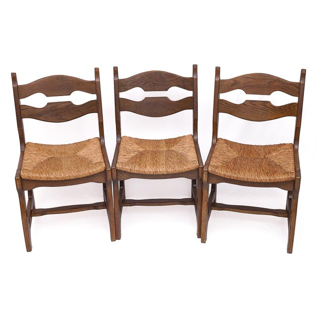 Chairs by Guillerme and Chambron, 1950s, Set of 6 For Sale - Image 3 of 11