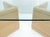 Wood Heavy Layered & Milled Plywood Mid Century V Shape Base 3/4" Glass Top Rectangle For Sale - Image 7 of 12