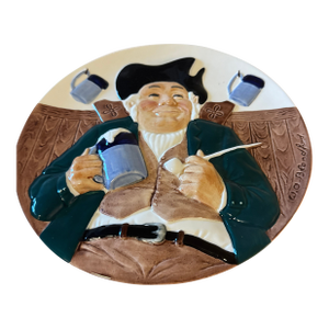 Man With Pipe Decorative Plate