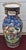 42 Chinese Floor Vase Famille Rose Gilt Dragon Handles Sanxing Star Gods For Sale - Image 11 of 16