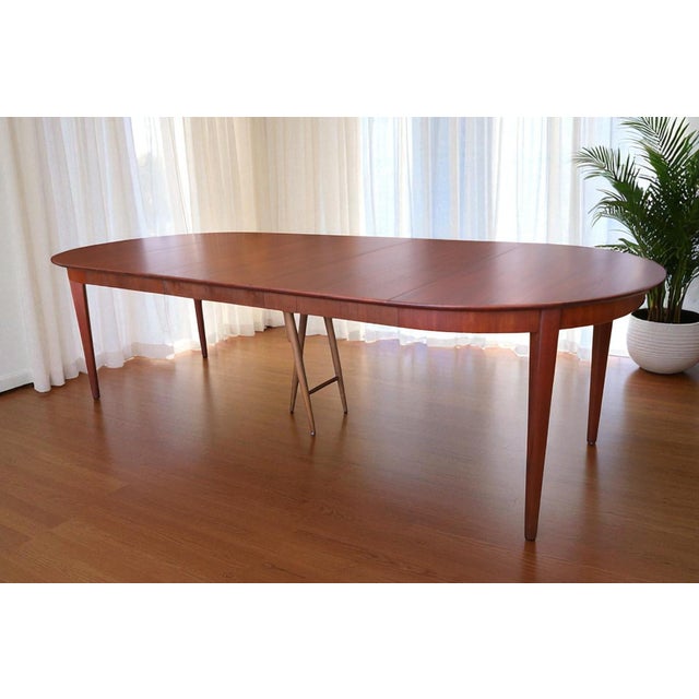 Round Extendable Dining Table in Teak by Henning Kjærnulf for Sorø Stolefabrik, Denmark, 1960s For Sale - Image 17 of 18