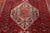 Red Vintage Persian Kashan Allover Designed Wool Rug For Sale In New York - Image 6 of 8