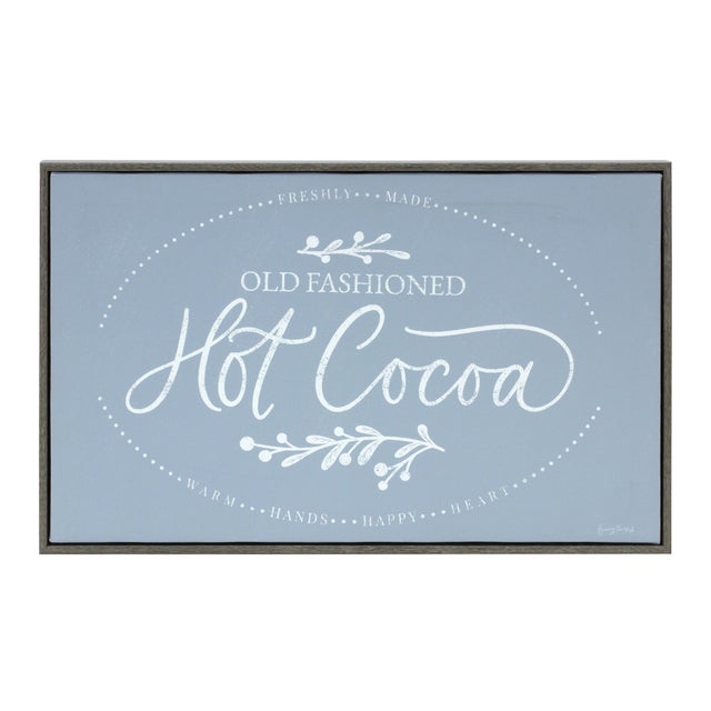 Kenneth Ludwig Chicago Winter Cookies and Cocoa Wall Sign (Set of 2) For Sale - Image 4 of 5