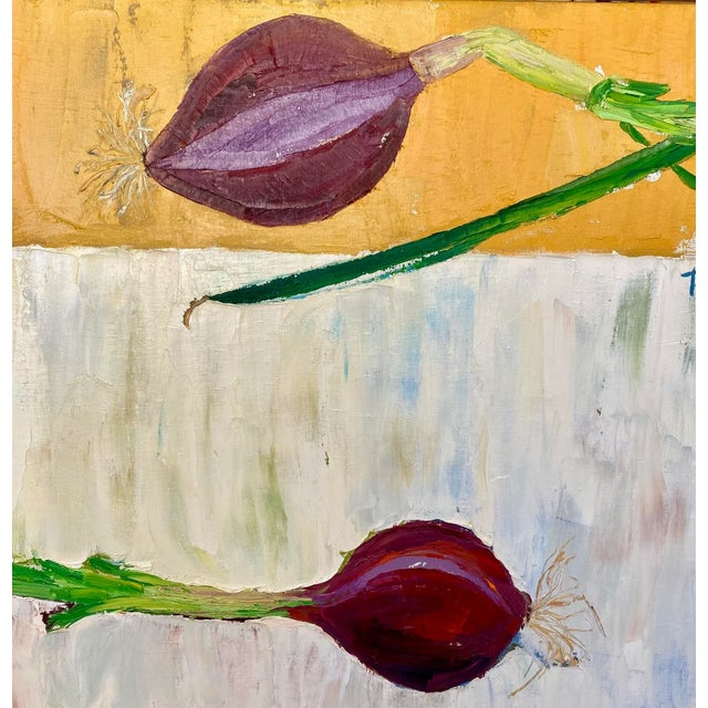 NEW COLLECTION! This is a fantastic original Mid-Century oil on canvas by listed artist Patricia Ann Tool McHugh...