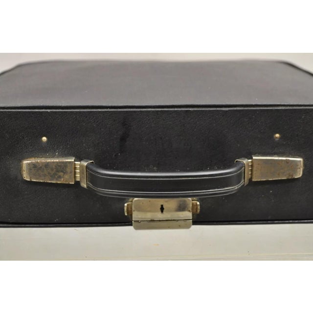 Vintage Royal Holland Parade Coral Red Mid Century Modern Typewriter in Case For Sale - Image 10 of 12