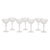 Glass Vintage Regency Fidenza Crystal Champagne Glasses, 1980s, Set of 7 For Sale - Image 7 of 18