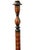Brown Frederick Cooper Kashmiri Polychrome Lacquer Floor Lamp, Circa 1970s For Sale - Image 8 of 18