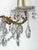 Brass and Lead Crystal Chandelier from Palwa, 1960s For Sale - Image 6 of 13