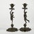 Brown Bronze Candleholders, Set of 2 For Sale - Image 8 of 9