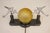 1930s Uber Rare Vintage Sublime Art Deco Streamline Bronze Aviation Award Twin Chrome Airplane Amber Brain Globe Table Lamp For Sale - Image 10 of 13