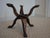 Exceptional 1930s Hand‑Carved Rosewood Snake Tripod Stand W/Bone Inlay For Sale - Image 4 of 6