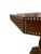 Traditional Octagonal Leather Game Table For Sale - Image 3 of 7