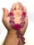Bochic “Capri” Vintage Art Deco Ruby & Amethyst Necklace Set in 18K & Silver For Sale - Image 4 of 6
