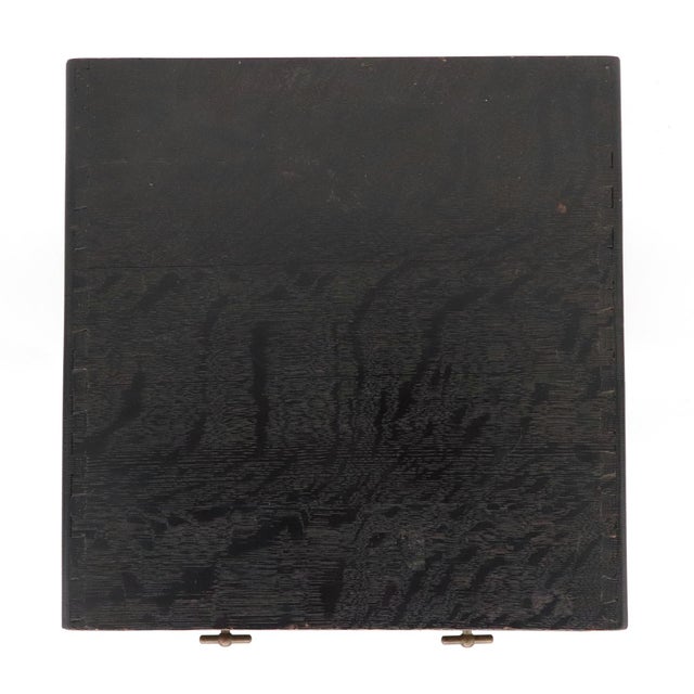 Vintage Four Drawer Tabletop Oak Card File For Sale In New York - Image 6 of 8