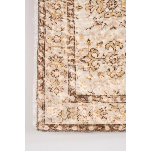 1970s Vintage Turkish Sparta Rug 3'10" X 6'11" For Sale - Image 5 of 12